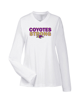 Columbia HS Football Strong - Womens Performance Longsleeve
