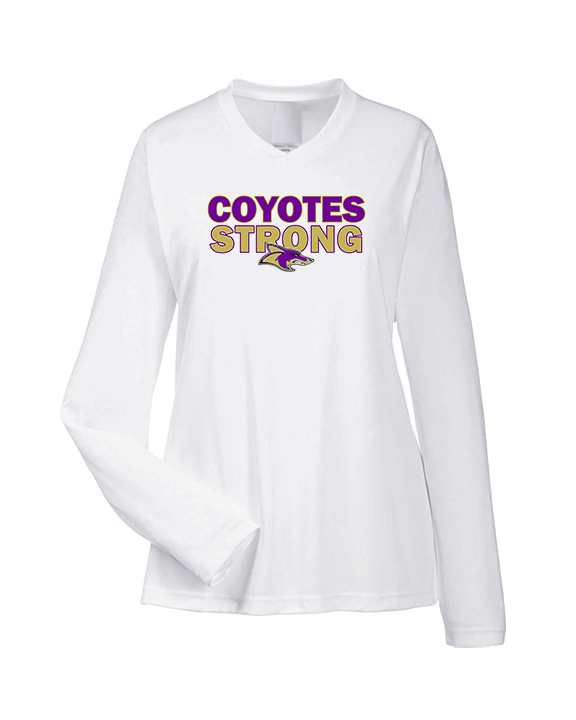 Columbia HS Football Strong - Womens Performance Longsleeve