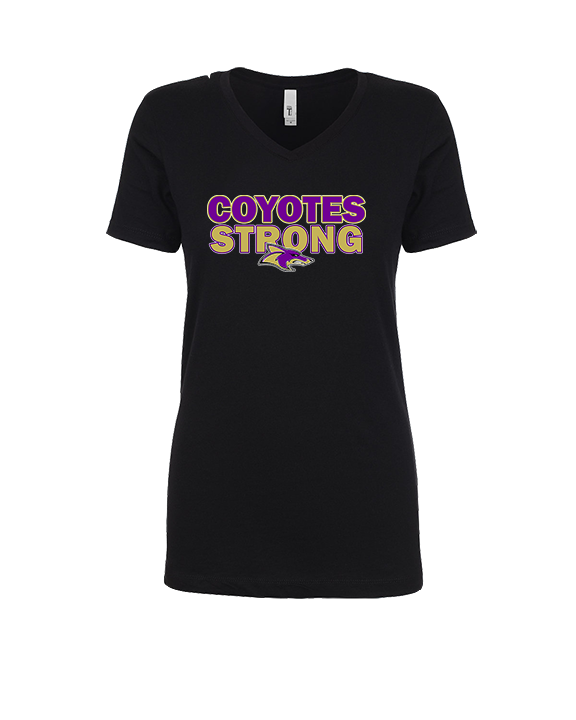 Columbia HS Football Strong - Womens Vneck
