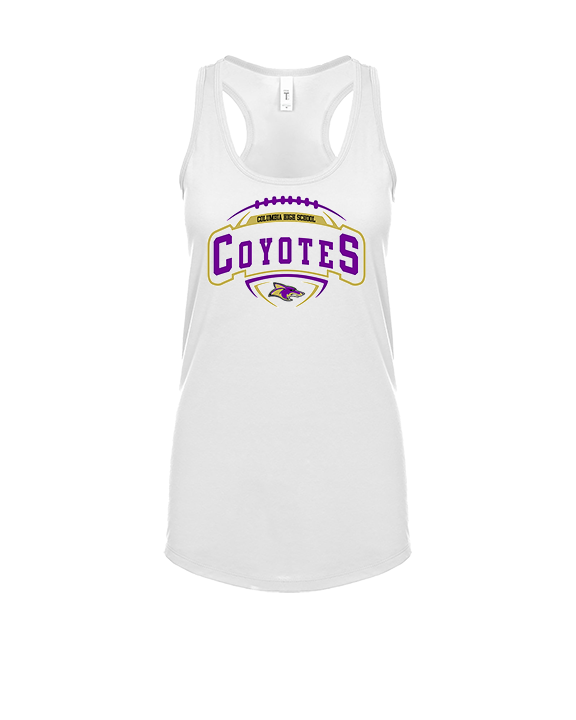 Columbia HS Football Toss - Womens Tank Top