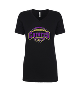 Columbia HS Football Toss - Womens Vneck