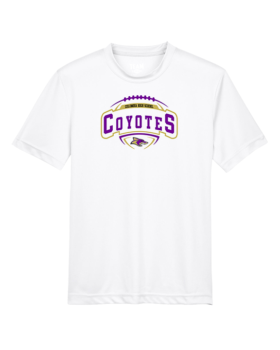 Columbia HS Football Toss - Youth Performance Shirt