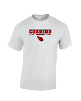 Corning Union HS Wrestling Border - Cotton T-Shirt