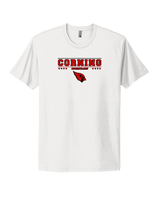 Corning Union HS Wrestling Border - Mens Select Cotton T-Shirt