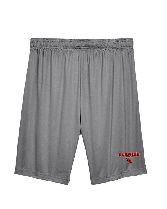 Corning Union HS Wrestling Border - Mens Training Shorts with Pockets