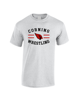 Corning Union HS Wrestling Curve - Cotton T-Shirt