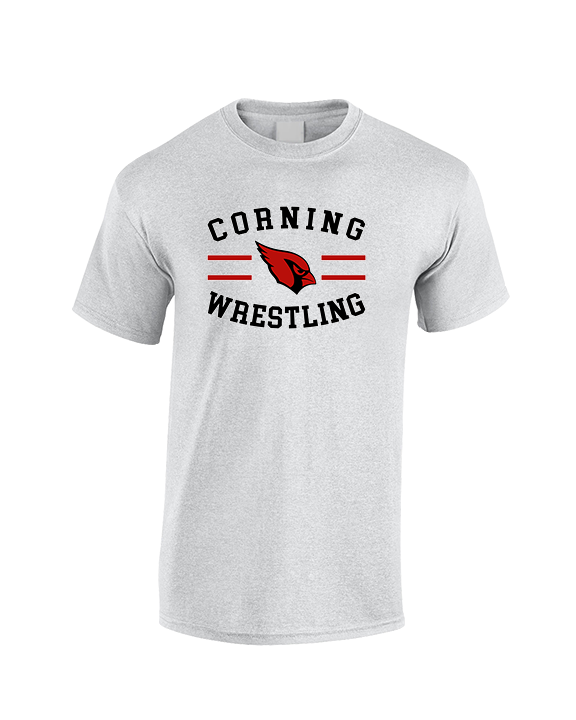 Corning Union HS Wrestling Curve - Cotton T-Shirt