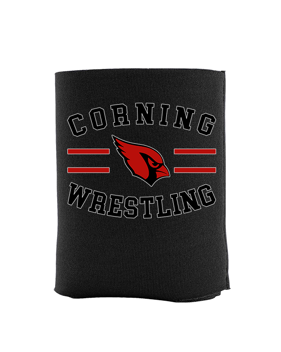 Corning Union HS Wrestling Curve - Koozie