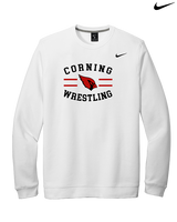 Corning Union HS Wrestling Curve - Mens Nike Crewneck