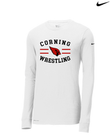 Corning Union HS Wrestling Curve - Mens Nike Longsleeve