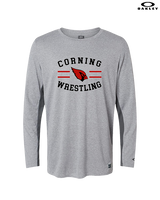 Corning Union HS Wrestling Curve - Mens Oakley Longsleeve