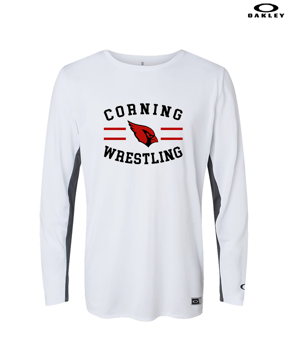 Corning Union HS Wrestling Curve - Mens Oakley Longsleeve