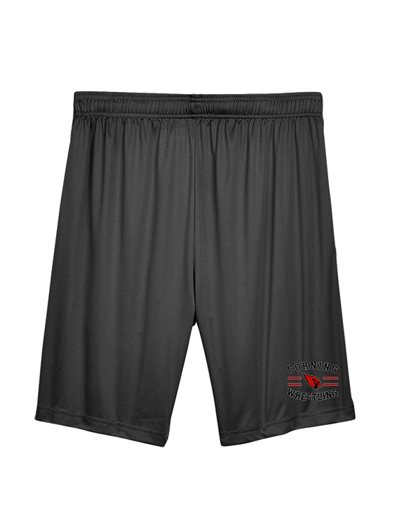 Corning Union HS Wrestling Curve - Mens Training Shorts with Pockets