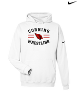 Corning Union HS Wrestling Curve - Nike Club Fleece Hoodie