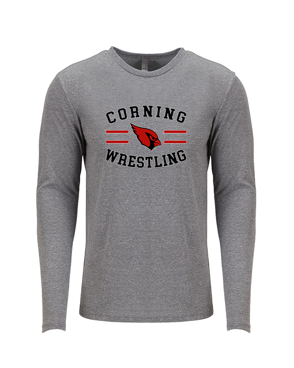 Corning Union HS Wrestling Curve - Tri-Blend Long Sleeve