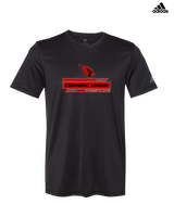 Corning Union HS Wrestling Logo - Mens Adidas Performance Shirt