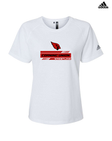 Corning Union HS Wrestling Logo - Womens Adidas Performance Shirt