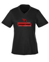 Corning Union HS Wrestling Logo - Womens Performance Shirt