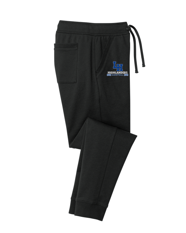 La Habra HS Basketball Stacked - Cotton Joggers