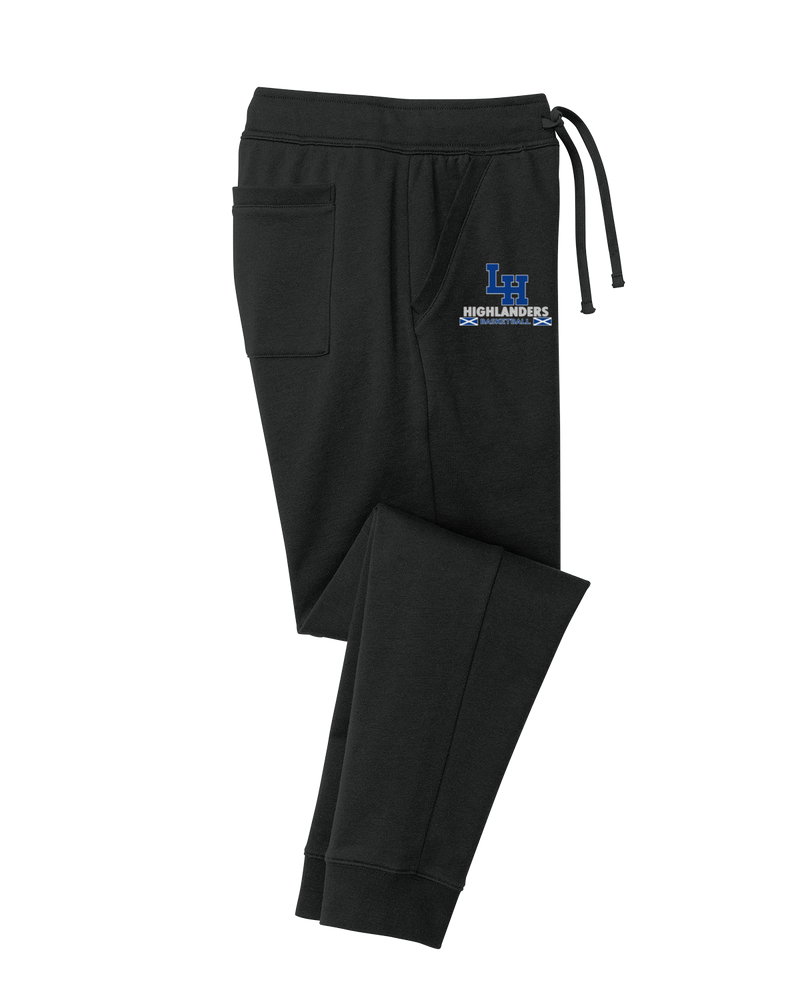 La Habra HS Basketball Stacked - Cotton Joggers