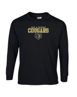 John F. Kennedy HS Baseball Mascot - Mens Basic Cotton Long Sleeve