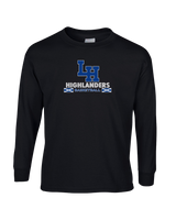 La Habra HS Basketball Stacked - Cotton Longsleeve