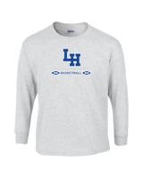 La Habra HS Basketball Stacked - Cotton Longsleeve