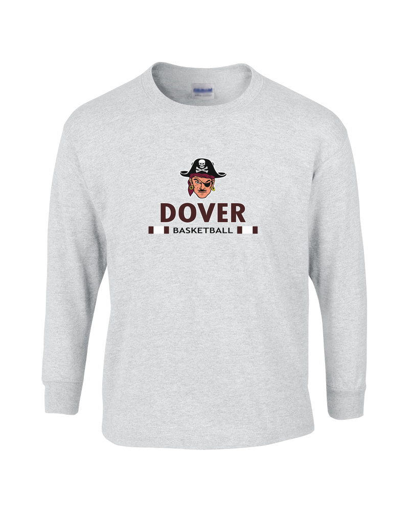 Dover HS Boys Basketball Stacked - Cotton Long Sleeve