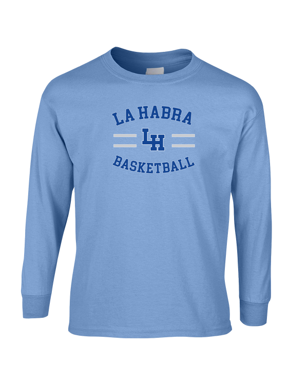 La Habra HS Basketball Curve - Cotton Longsleeve