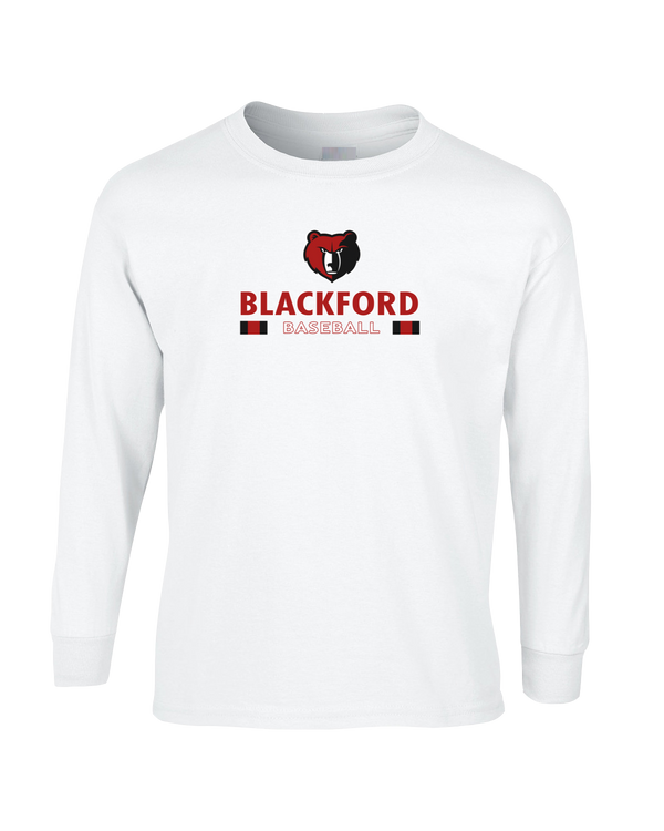 Blackford HS Baseball Stacked - Cotton Longsleeve