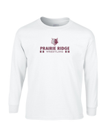 Prairie Ridge HS Wrestling Stacked - Cotton Longsleeve