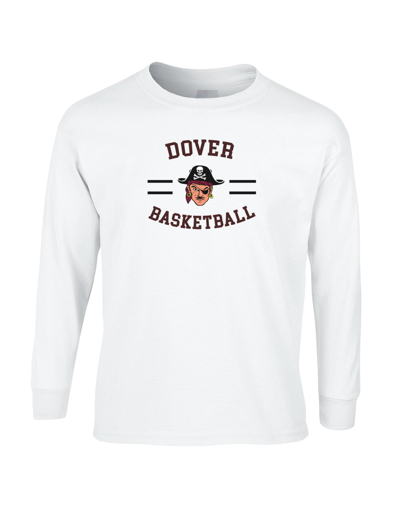 Dover HS Boys Basketball Curved - Cotton Long Sleeve