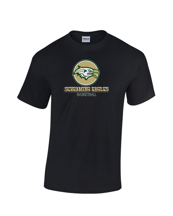 Chequamegon HS Boys Basketball Shadow - Cotton T-Shirt