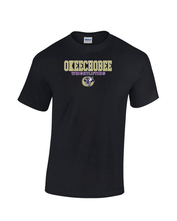 Okeechobee HS Weightlifting Block - Cotton T-Shirt