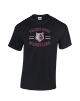 Prairie Ridge HS Wrestling Curve - Cotton T-Shirt