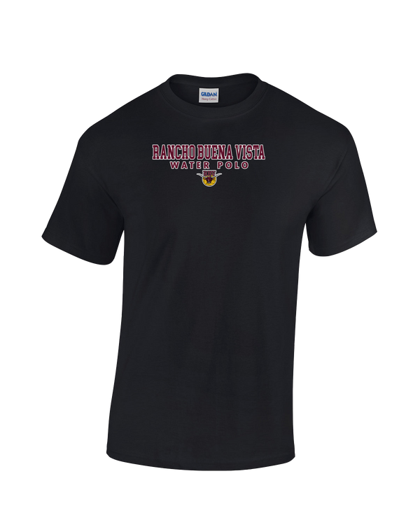 Rancho Buena Vista HS Water Polo Block - Cotton T-Shirt