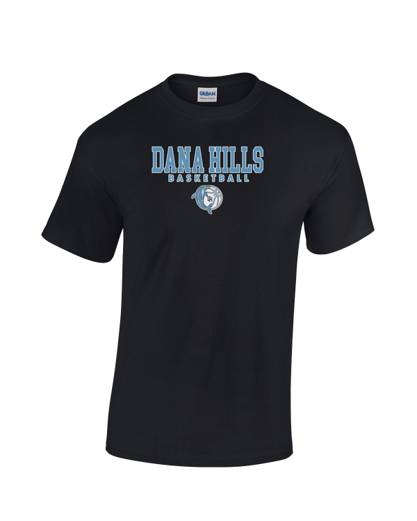 Dana HIlls HS Girls Basketball Block - Cotton T-Shirt