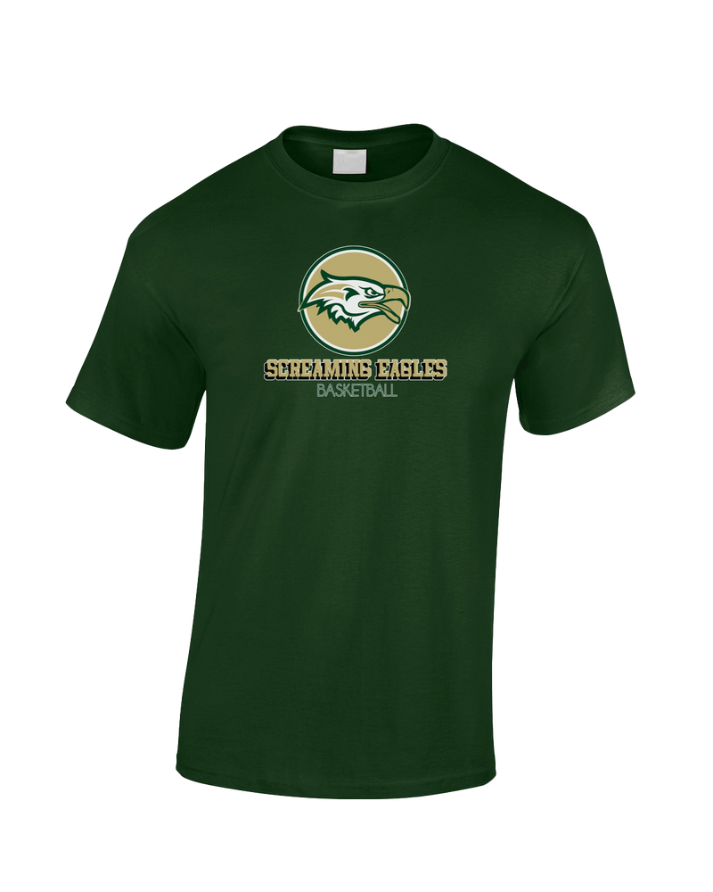 Chequamegon HS Boys Basketball Shadow - Cotton T-Shirt