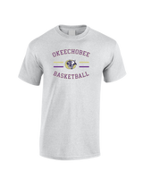 Okeechobee HS Girls Basketball Curve - Cotton T-Shirt