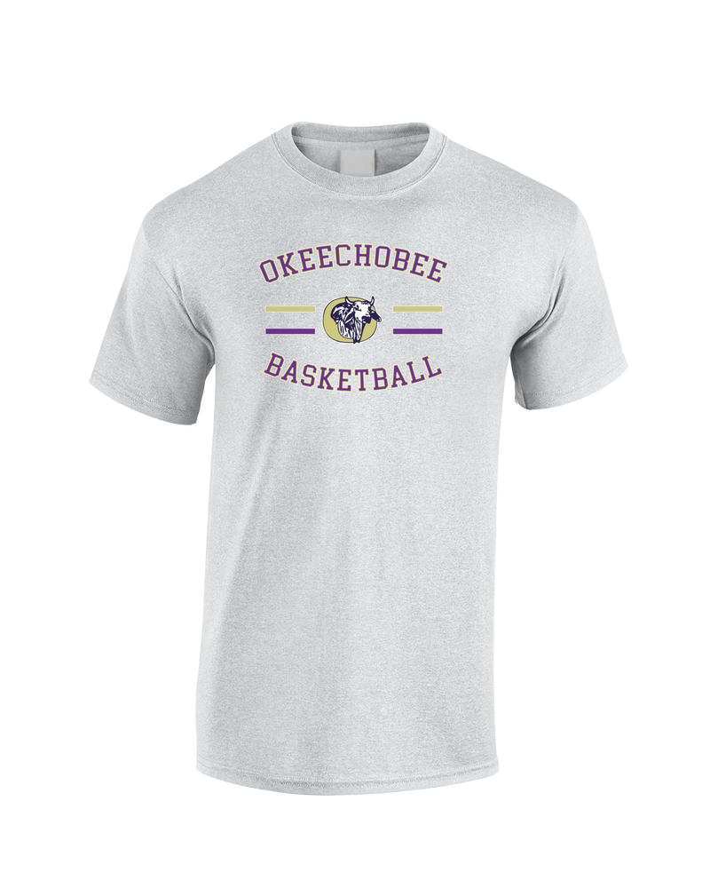 Okeechobee HS Girls Basketball Curve - Cotton T-Shirt