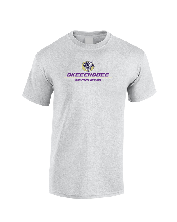 Okeechobee HS Weightlifting Split - Cotton T-Shirt