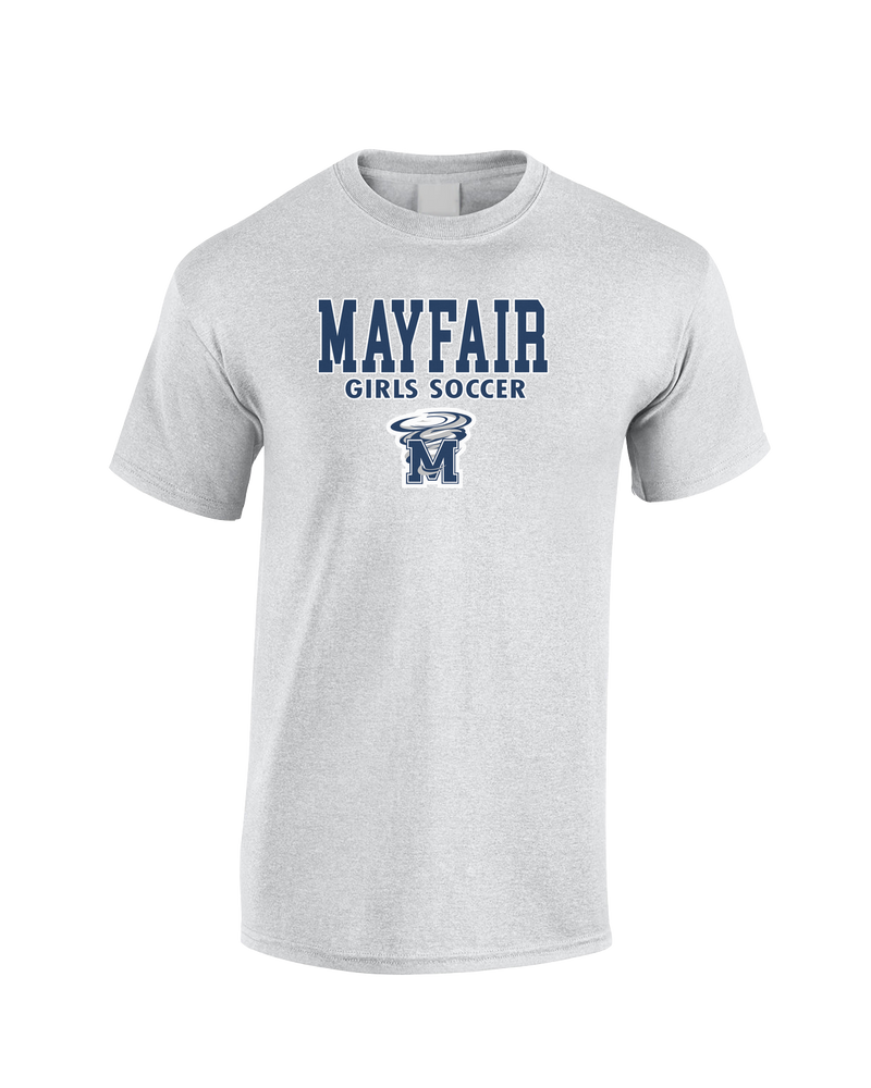 Mayfair HS Girls Soccer Block - Cotton T-Shirt