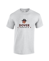 Dover HS Boys Basketball Stacked - Cotton T-Shirt