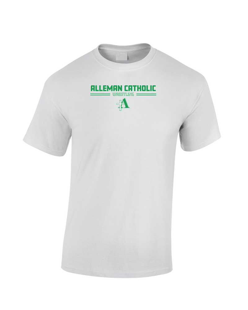 Alleman Catholic HS Wrestling Keen - Cotton T-Shirt