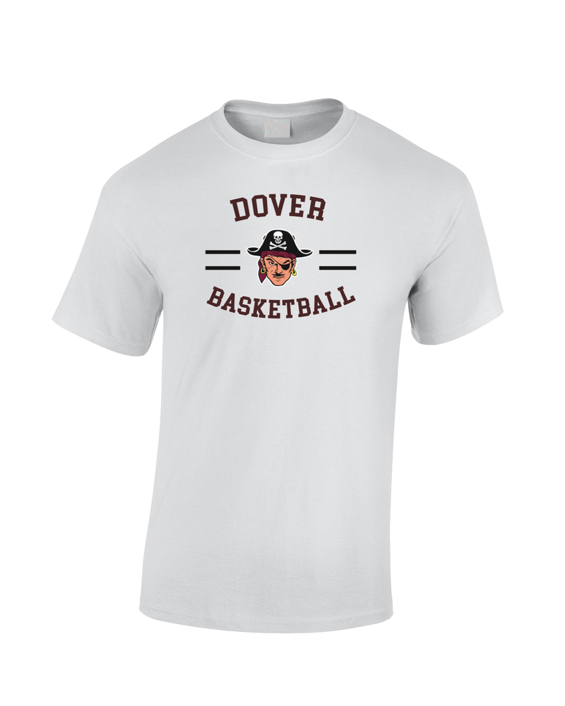 Dover HS Boys Basketball Curved - Cotton T-Shirt