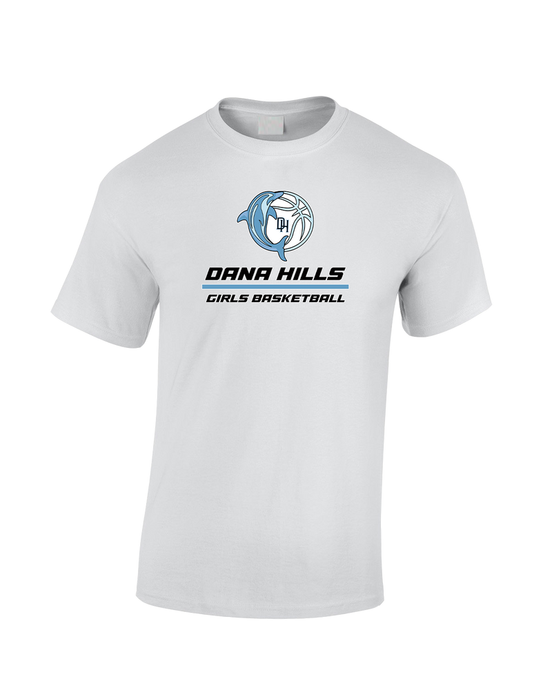 Dana HIlls HS Girls Basketball Split - Cotton T-Shirt
