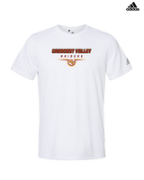 Crescent Valley HS Football Design - Mens Adidas Performance Shirt