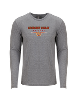Crescent Valley HS Football Design - Tri-Blend Long Sleeve