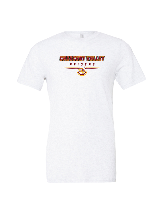 Crescent Valley HS Football Design - Tri-Blend Shirt