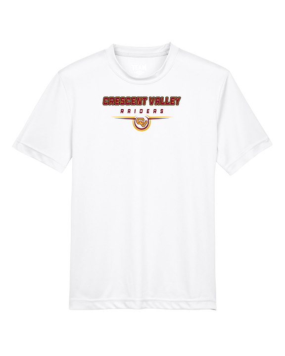 Crescent Valley HS Football Design - Youth Performance Shirt